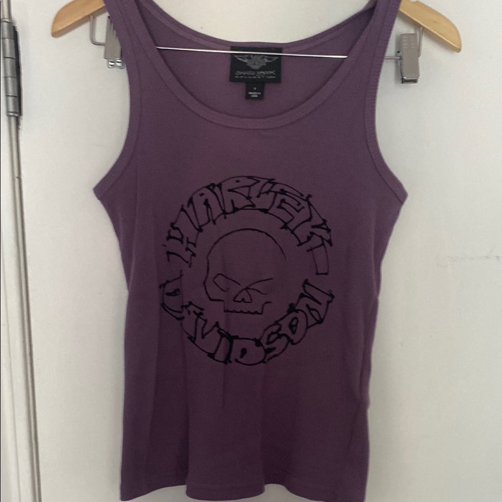 Harley-Davidson Violet Skull Tank